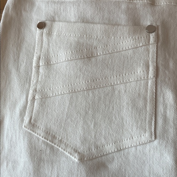 White Angvns denim pencil skirt, size L - Picture 6 of 10